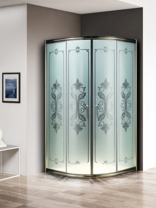 Душевой уголок GIUBILEO-R-2-SCORREVOLE Cezares GIUBILEO-R-2-90-SCORREVOLE-CP-G