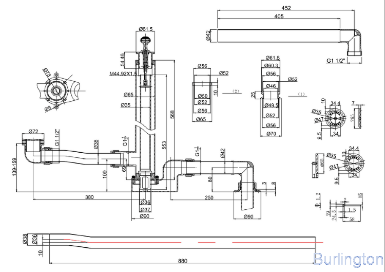 Скрытый слив-перелив 