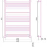 Полотенцесушитель водяной Стилье Универсал-53 1000х600 (5+6+7) П 18 Без покрытия