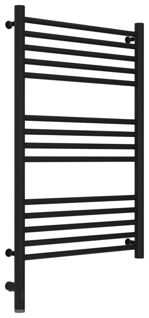 Полотенцесушитель электрический Сунержа Богема 3.0 прямая 800х500 МЭМ левый Матовый чёрный