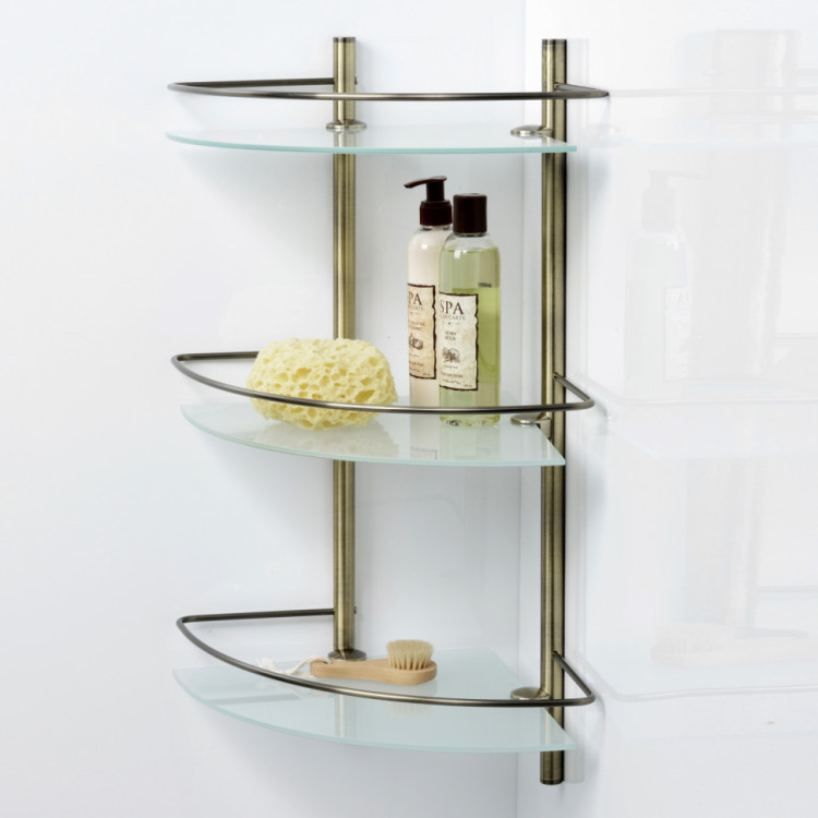 WasserKRAFT K-3533 Полка стеклянная тройная