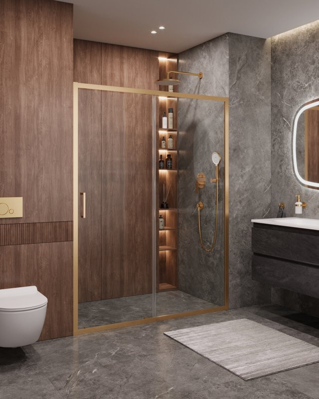 Душевая дверь в нишу MOLVENO-BF-1 Cezares MOLVENO-BF-1-110-C-Cr-IV