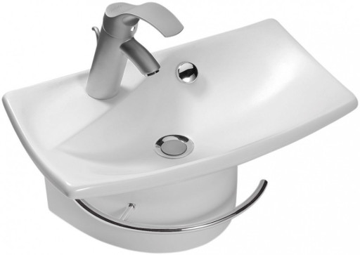Рукомойник 50 х 31.5 см с единым полупьедесталом и заглушкой Jacob Delafon ESCALEE1025-00