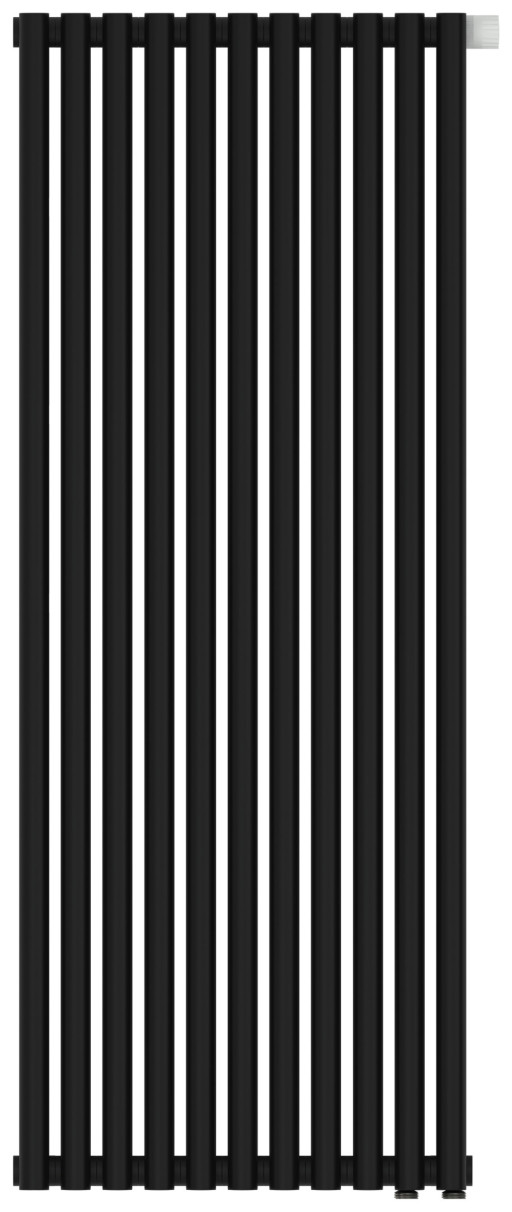 Отопительный радиатор Сунержа Эстет-00 EU50 1200х495 11 секций Матовый чёрный