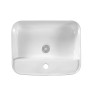 Раковина накладная для установки на столешницу Aquatek ВЕГА AQ5506-00, 500*395*140 мм, с отверстием под смеситель, цвет белый