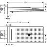 Верхний душ Hansgrohe Rainmaker Select 580 3jet 24001400
