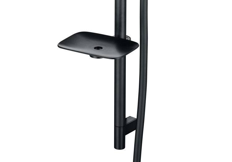 Душевой гарнитур 3jet 73см Aquatek, матовый черный AQ2011MB