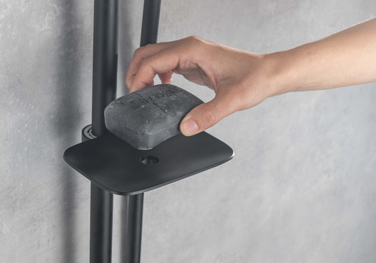 Душевой гарнитур 3jet 73см Aquatek, матовый черный AQ2011MB