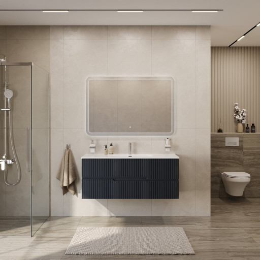 База под раковину подвесная с двумя выкатными ящиками Cezares DUET-N-1000-2C-SO-AS-P