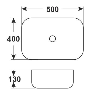 Раковина-чаша Delice France Beatrice 50 RC1.5040