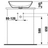 Раковина-чаша Laufen Ino 50 8.1230.2