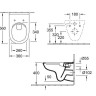 Унитаз Villeroy&Boch O Novo 5660HR01 подвесной