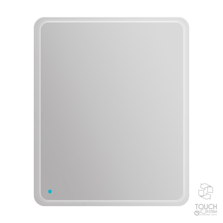 Зеркало со встроенной LED подсветкой и сенсорным выключателем Touch system, реверсивное Cezares 44996