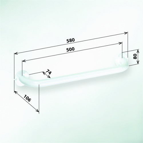 Поручень для ванны Bemeta Help 301100504