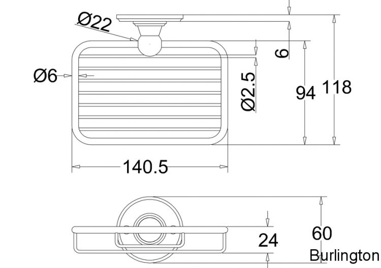 Мыльница- решетка [A13 GOL]