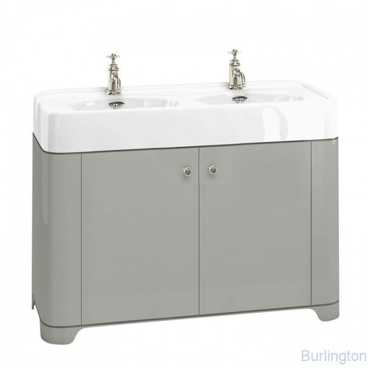 Раковина 1200мм с тумбой, цвет тёмно - оливковый