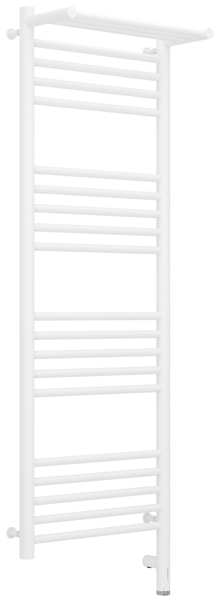 Полотенцесушитель электрический Сунержа Богема с полкой 3.0 1200х400 / МЭМ правый Матовый белый