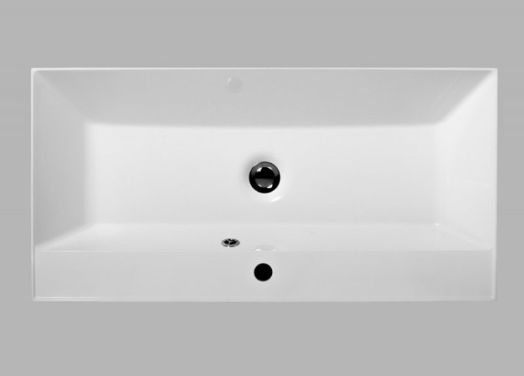 База под раковину подвесная с двумя выкатными ящиками BelBagno AURORA-900-2C-SO-BL