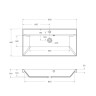База под раковину подвесная с двумя выкатными ящиками BelBagno AURORA-900-2C-SO-BL