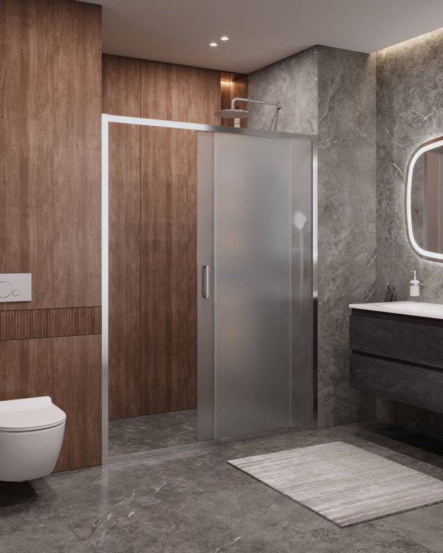 Душевая дверь в нишу MOLVENO-BF-1 Cezares MOLVENO-BF-1-110-P-Cr