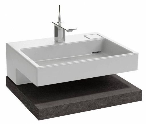 Столешница 60 см, без отверстия, светло-серый меламин с эффектом ламинации Jacob Delafon TERRACE EB1192-N05