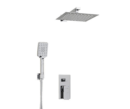 WasserKRAFT A16590 Встраиваемый комплект для душа с верхней душевой насадкой и лейкой