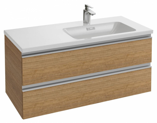 Мебель для раковины-столешницы 100 см, под правостороннюю раковину, нежный аквамарин Jacob Delafon VOX EB2026-RA-M43