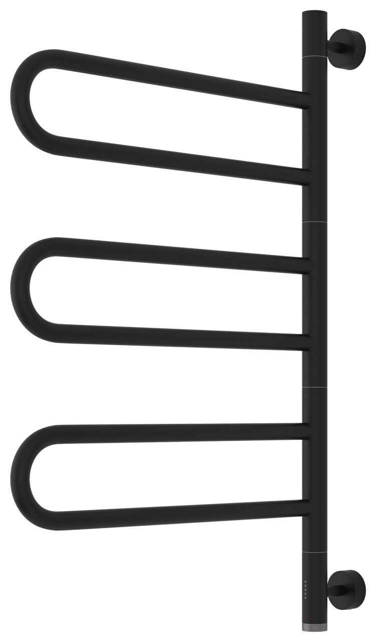Полотенцесушитель электрический Сунержа Парео 4.0-3С 773х535 Матовый чёрный