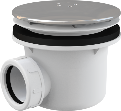 Сифон для душевого поддона, металл LUX Alcadrain A49K