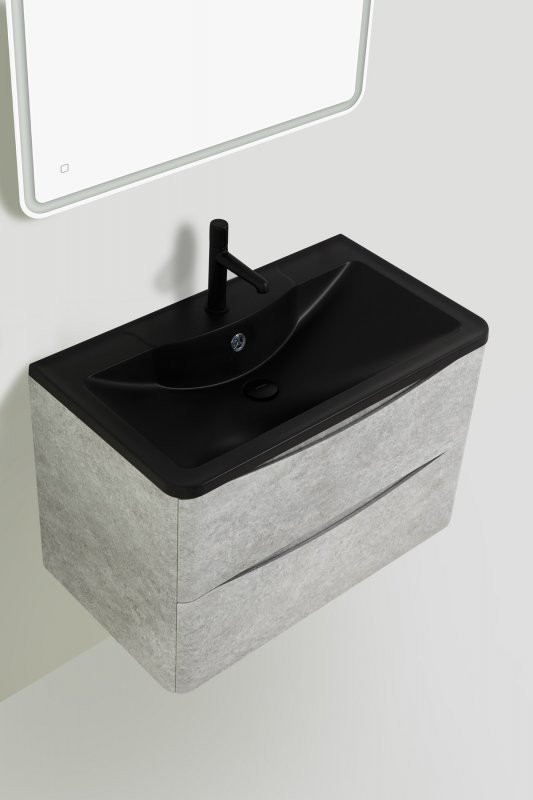 База под раковину подвесная с двумя выкатными ящиками BelBagno ACQUA-800-2C-SO-RR