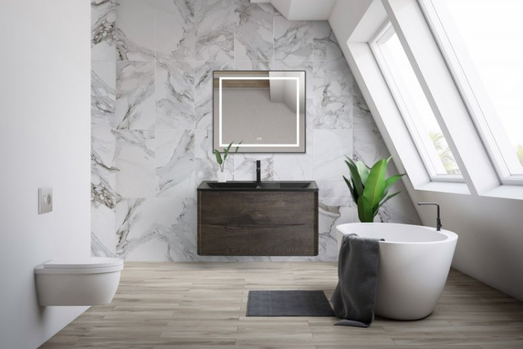 База под раковину подвесная с двумя выкатными ящиками BelBagno ACQUA-800-2C-SO-RR