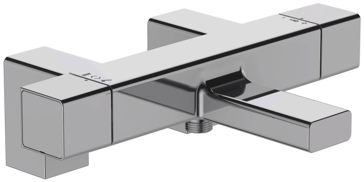 Термостатический смеситель для ванны/душа, устанавливаемый на деку Jacob Delafon STRAYT E9129-CP