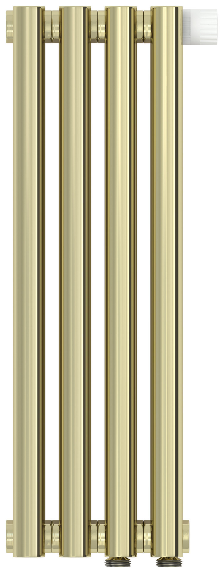 Отопительный радиатор Сунержа Эстет-1 EU50 правый 500х180 4 секции Шампань