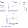Тумба под раковину Aqwella Бриг 75