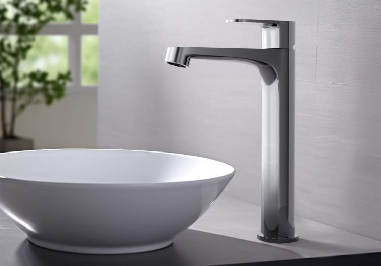 Смеситель для раковины 240, без донного клапана Aquatek AQ1204CR ОБЕРОН