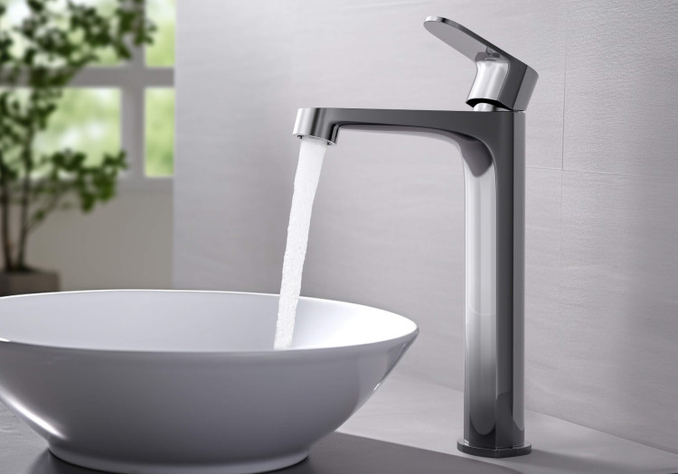 Смеситель для раковины 240, без донного клапана Aquatek AQ1204CR ОБЕРОН