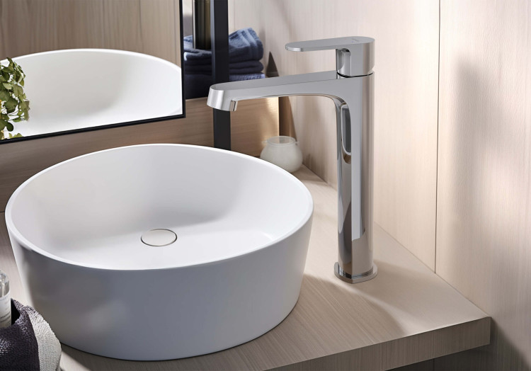 Смеситель для раковины 240, без донного клапана Aquatek AQ1204CR ОБЕРОН