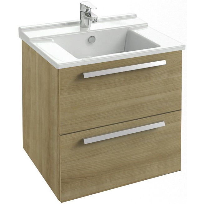 Тумба под раковину Jacob Delafon Struktura 57 подвесная 2 ящика