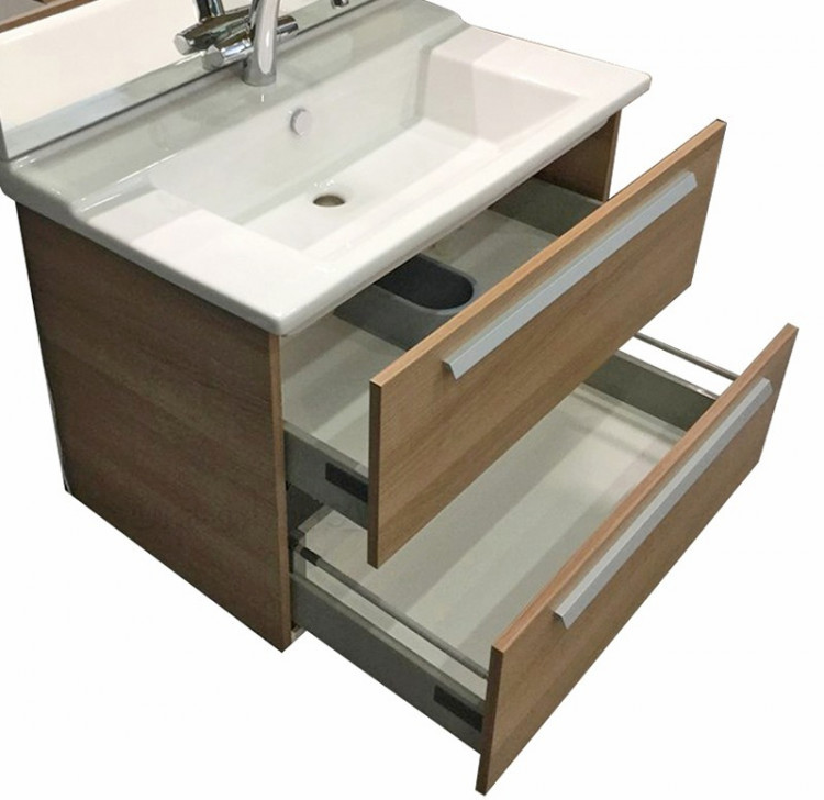 Тумба под раковину Jacob Delafon Struktura 57 подвесная 2 ящика