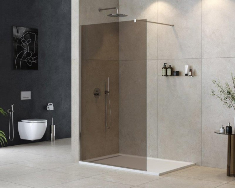 Душевая перегородка LIBERTA-L-1 Кронштейн 120 см Cezares LIBERTA-L-1-125-120-C-NERO