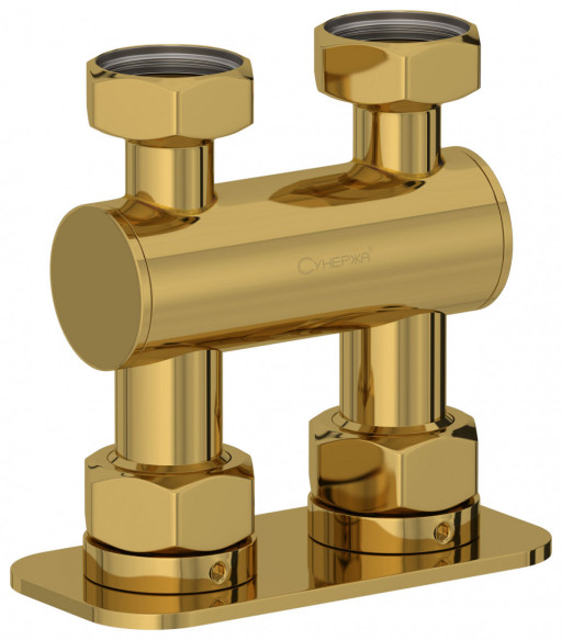 Модуль 2х3/4&quot; Сунержа прямой EU50 Золото