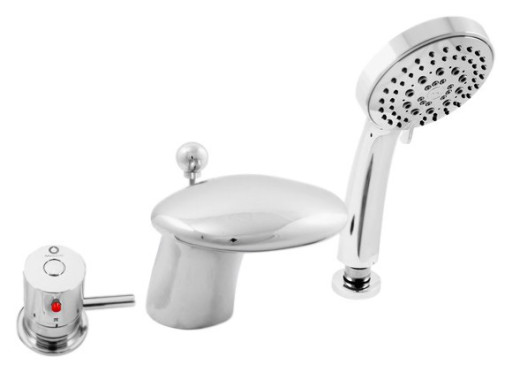 Смеситель на борт ванны Rav Slezak Dunaj Termostat DT271.5S