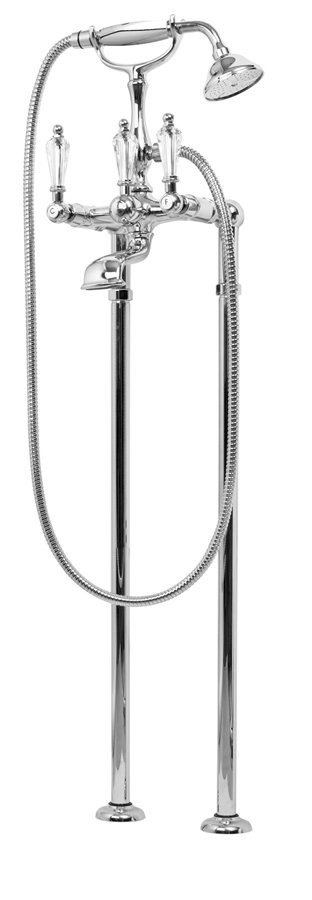 Напольный смеситель для ванны с ручным душем Cezares DIAMOND-VDP-02-Sw