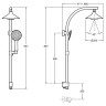 Душевой комплект Jacob Delafon Moxie E8079-CP