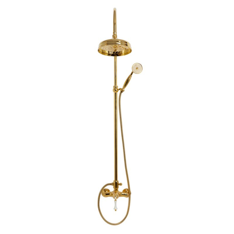 Душевая стойка со смесителем, верхним и ручным душем Cezares MARGOT-CD-02-Bi