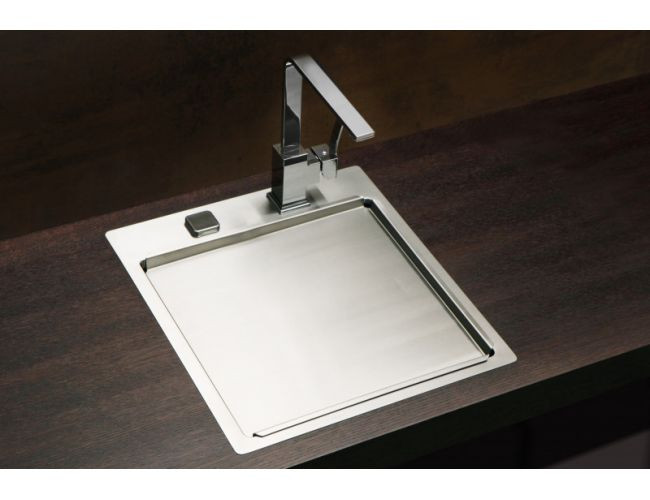 Крышка-поддон TRITOP на чашу 400 mm, нерж. сталь,