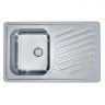 Мойка ELEGANT 30 SAT 90 FI 810X510 в комплекте с сифоном 1130551,