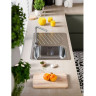 Мойка ELEGANT 30 SAT 90 FI 810X510 в комплекте с сифоном 1130551,