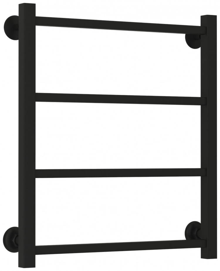 Полотенцесушитель водяной Стилье Версия-КН 600х500 (4) П 20х20 Матовый чёрный