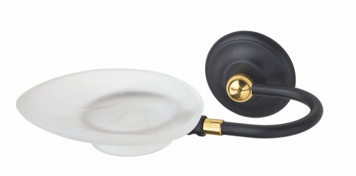 Мыльница подвесная, матовое стекло ART&amp;MAX AM-2139-Nero/Do-Ant